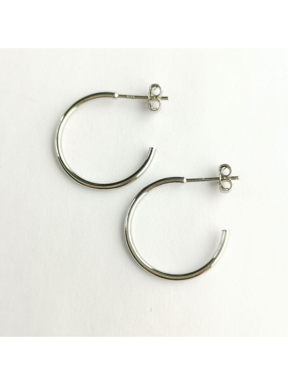 Sterling Silver Hoop Earrings New
